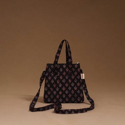 Handcrafted quilted sling bag 19