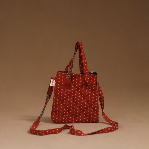 Handcrafted quilted sling bag 20