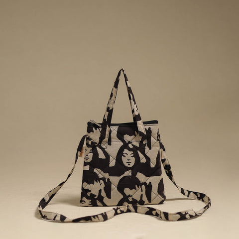 Handcrafted quilted sling bag 20