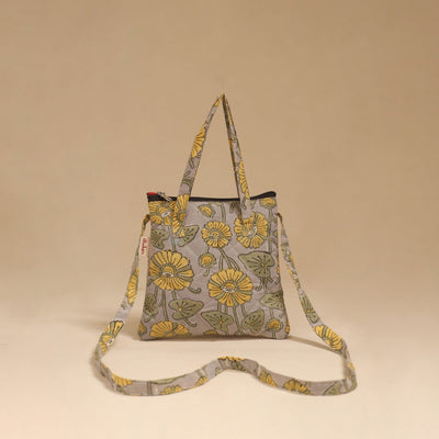 Handcrafted quilted sling bag 22