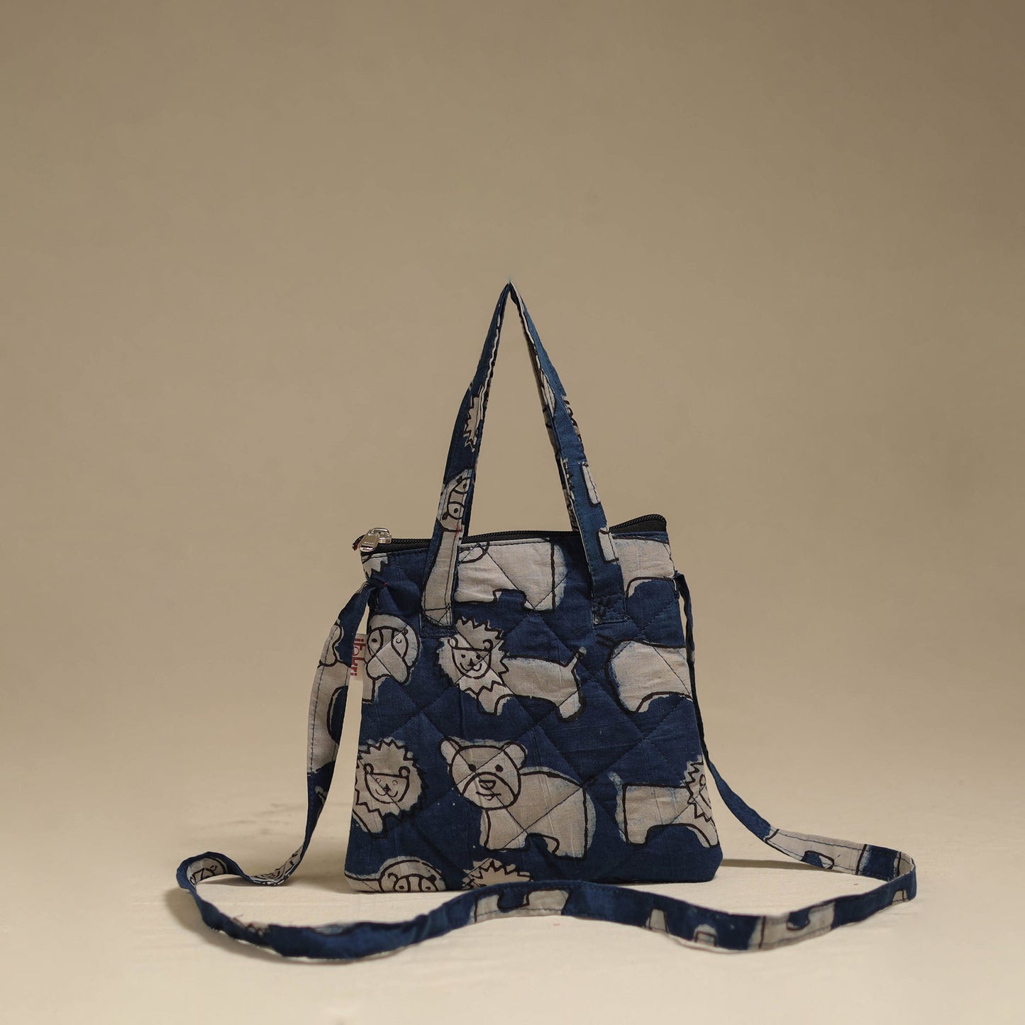 Handcrafted quilted sling bag 22