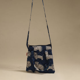 Handcrafted quilted sling bag 22