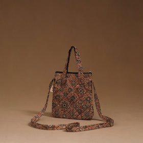 Handcrafted quilted sling bag 22