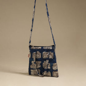 Handcrafted quilted sling bag 23
