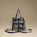 Handcrafted quilted sling bag 23