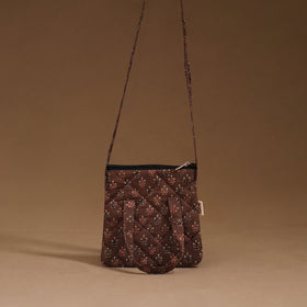 Handcrafted quilted sling bag 23