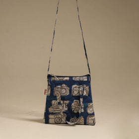 Handcrafted quilted sling bag 23