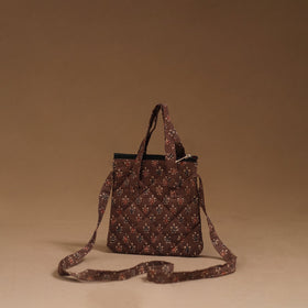 Handcrafted quilted sling bag 23