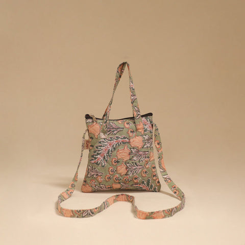 Handcrafted quilted sling bag 23