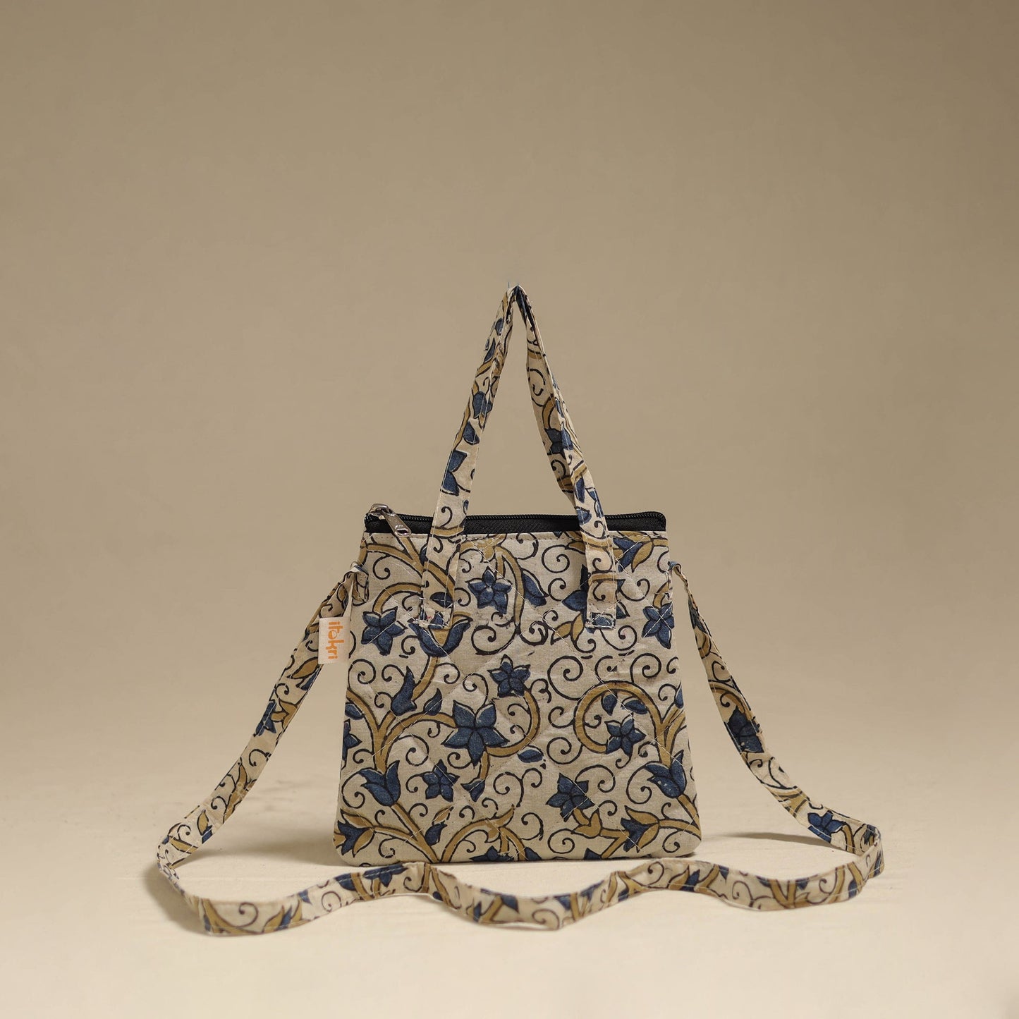 Handcrafted quilted sling bag 26