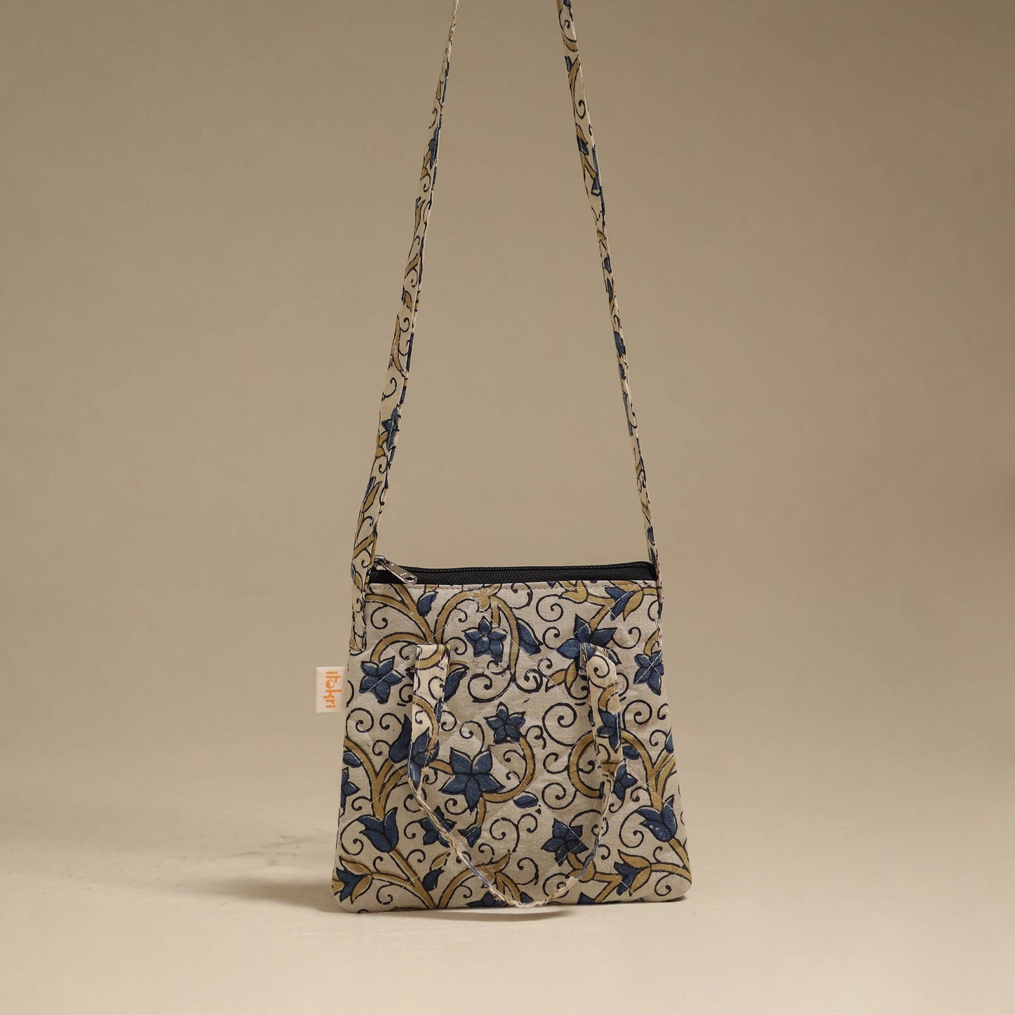 Handcrafted quilted sling bag 26