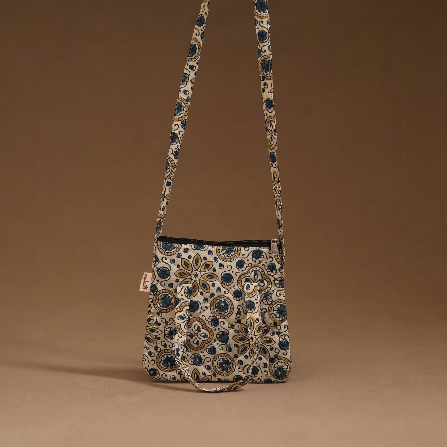 Handcrafted quilted sling bag 26