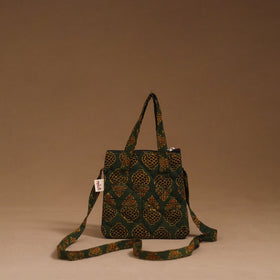 Handcrafted quilted sling bag 27