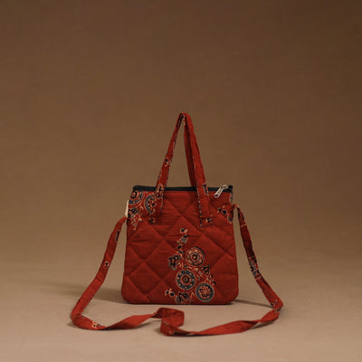 Handcrafted quilted sling bag 28