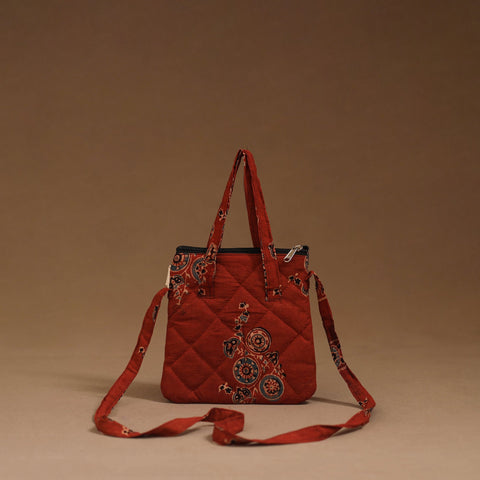 Handcrafted quilted sling bag 28