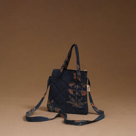 Handcrafted quilted sling bag 29