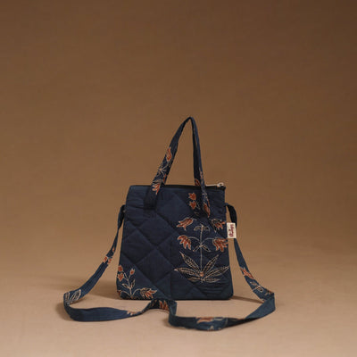 Handcrafted quilted sling bag 29