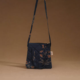 Handcrafted quilted sling bag 29