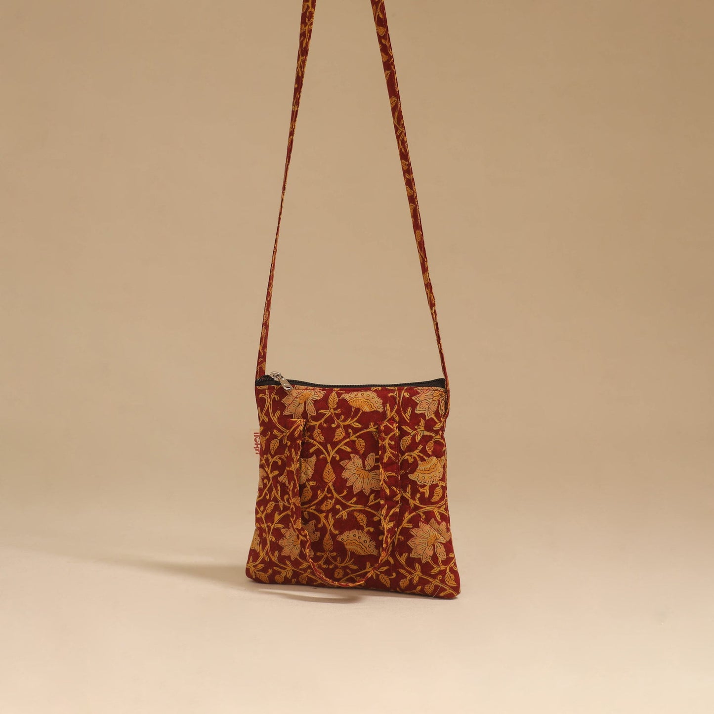 Handcrafted quilted sling bag 32