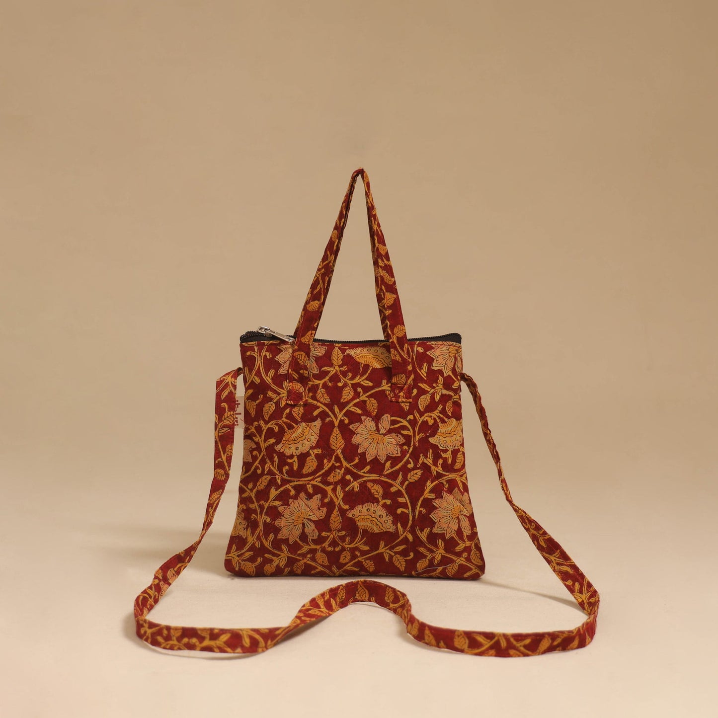Handcrafted quilted sling bag 32