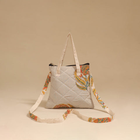 Handcrafted quilted sling bag 33