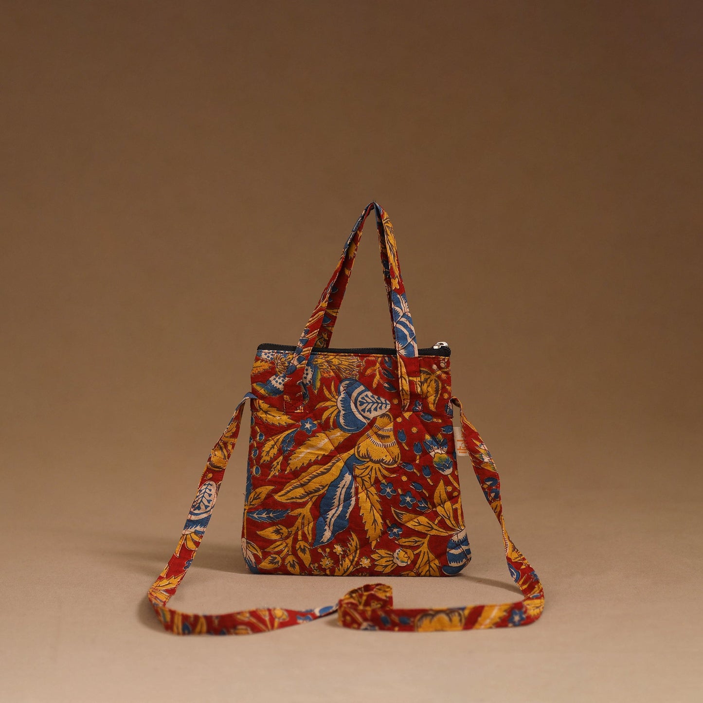 Handcrafted quilted sling bag 34