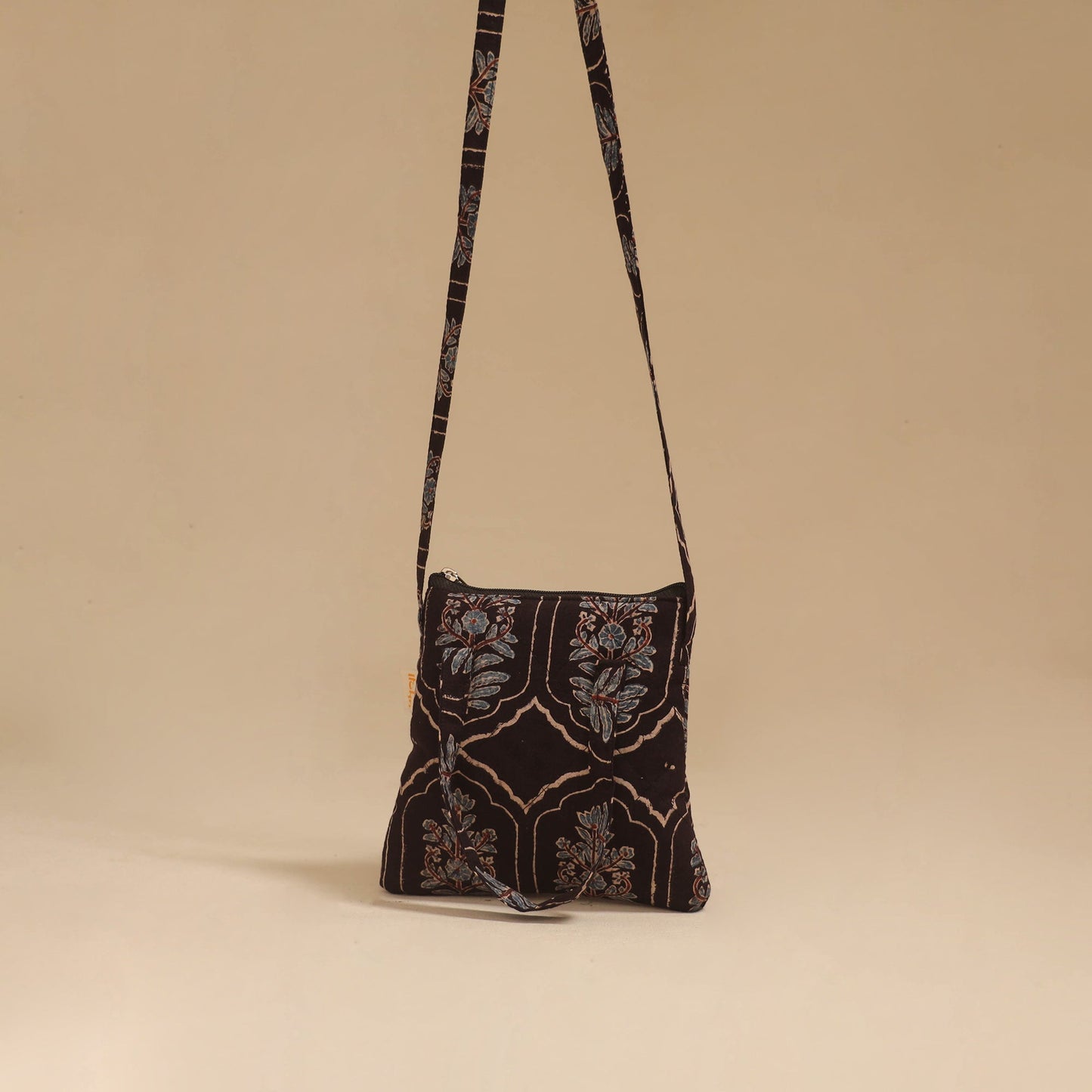 Handcrafted quilted sling bag 35