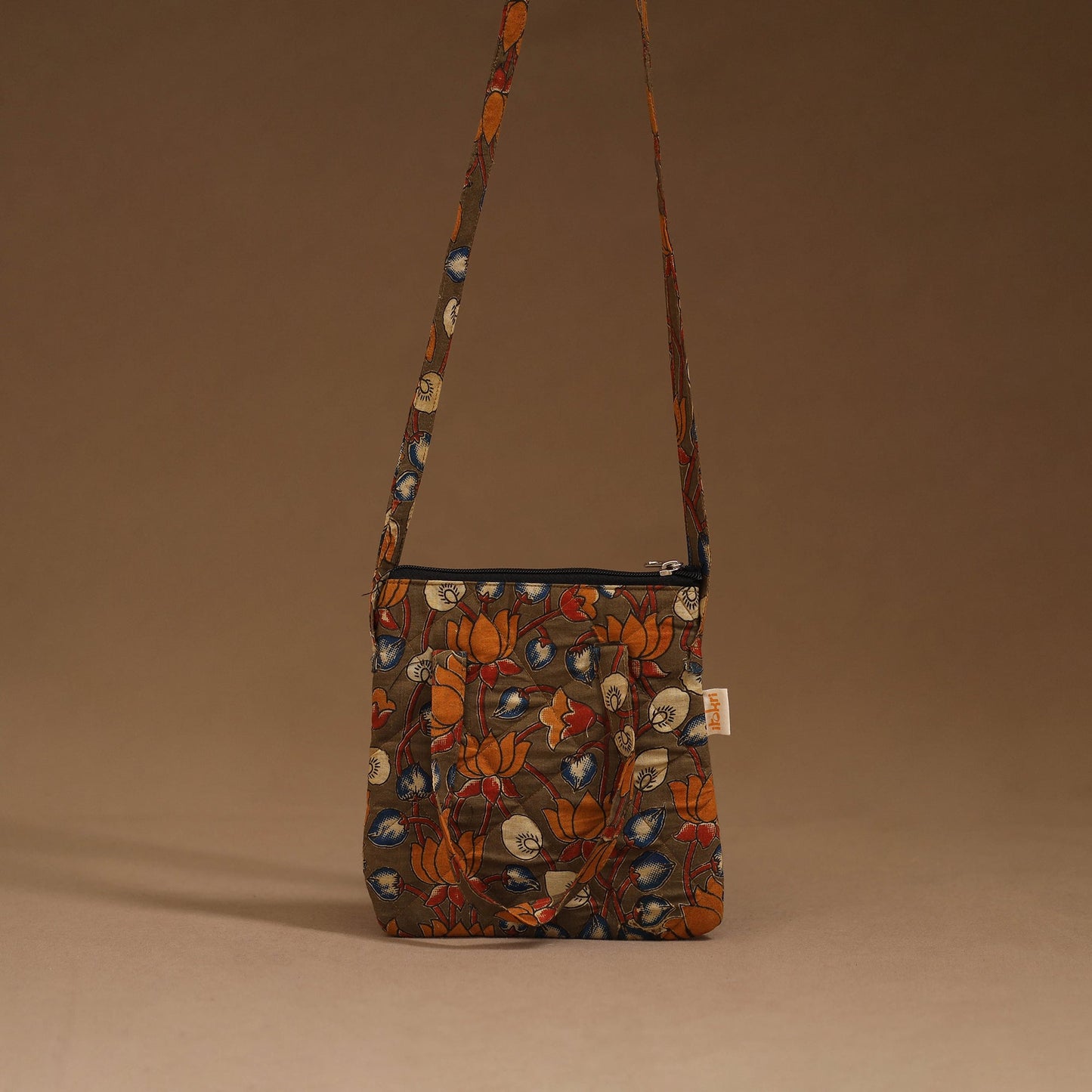 Handcrafted quilted sling bag 37