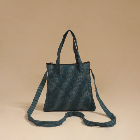Handcrafted quilted sling bag 50
