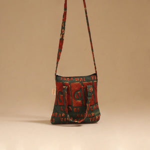 Handcrafted quilted sling bag 52