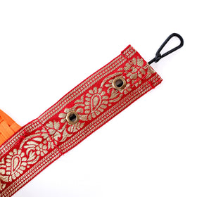 Handcrafted satrangi marigold bamboo toran