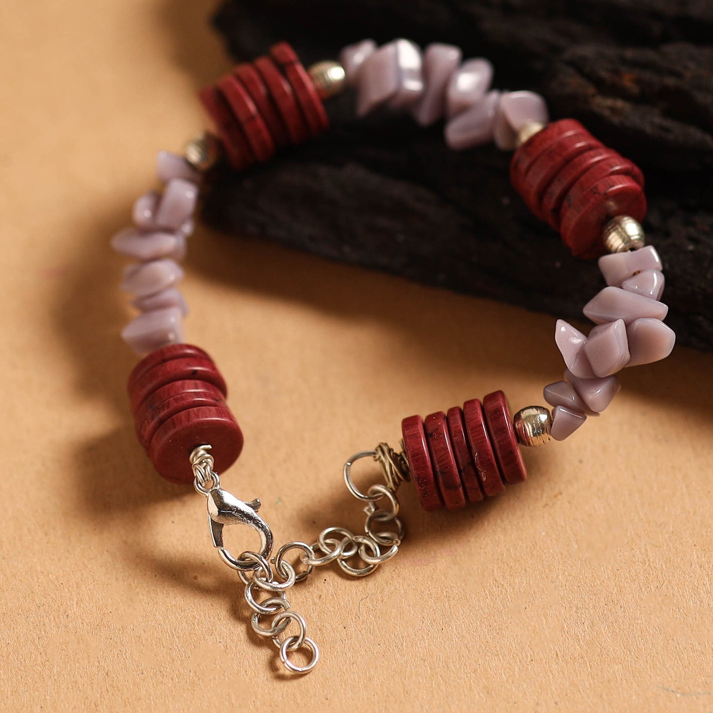 Handcrafted stone work bracelet 08