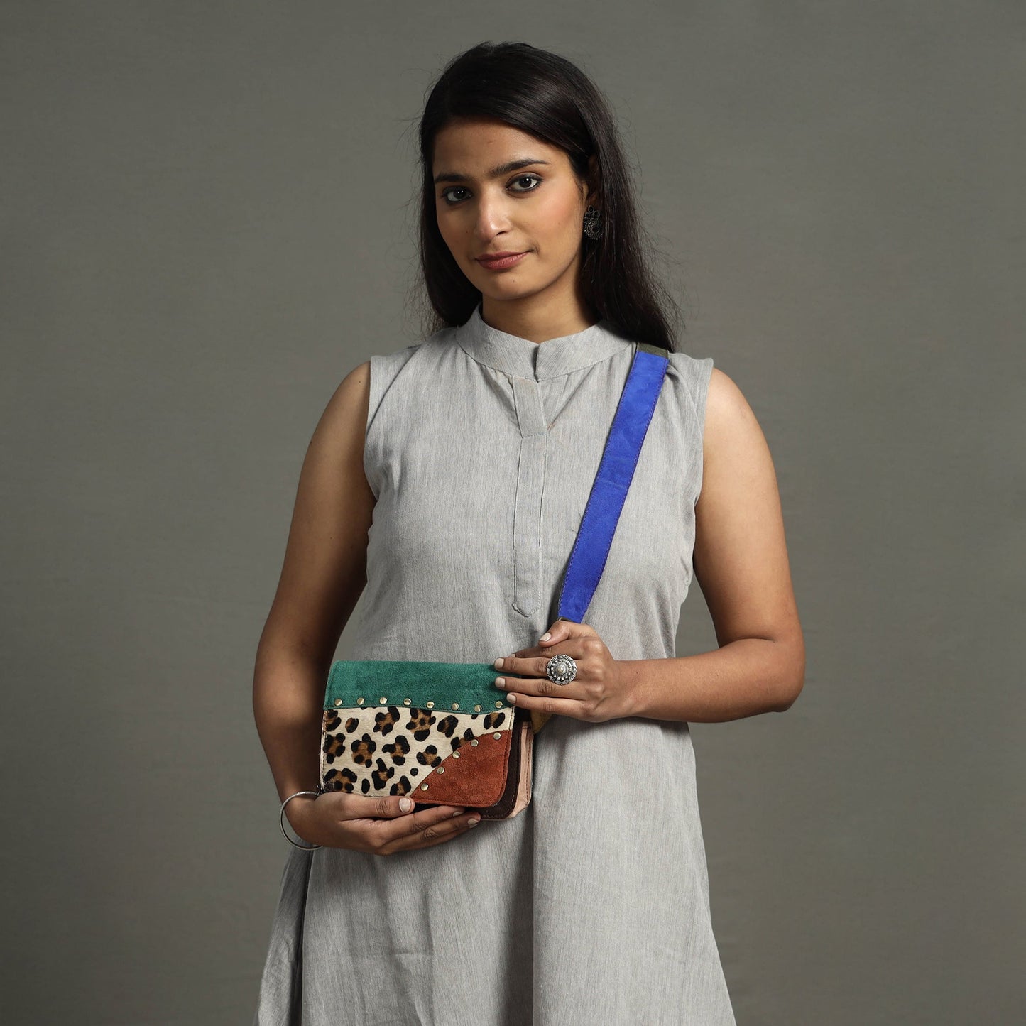  Handcrafted Suede Leather Waist Belt Bag 