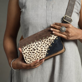  Handcrafted Suede Leather Waist Belt Bag 