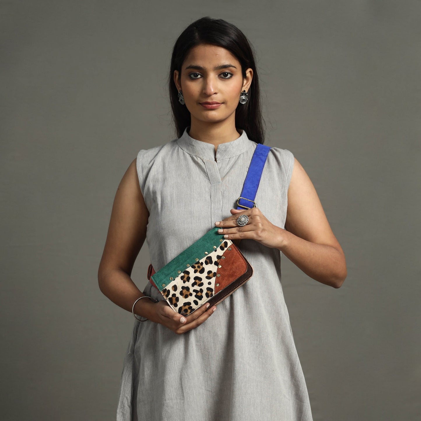  Handcrafted Suede Leather Waist Belt Bag 