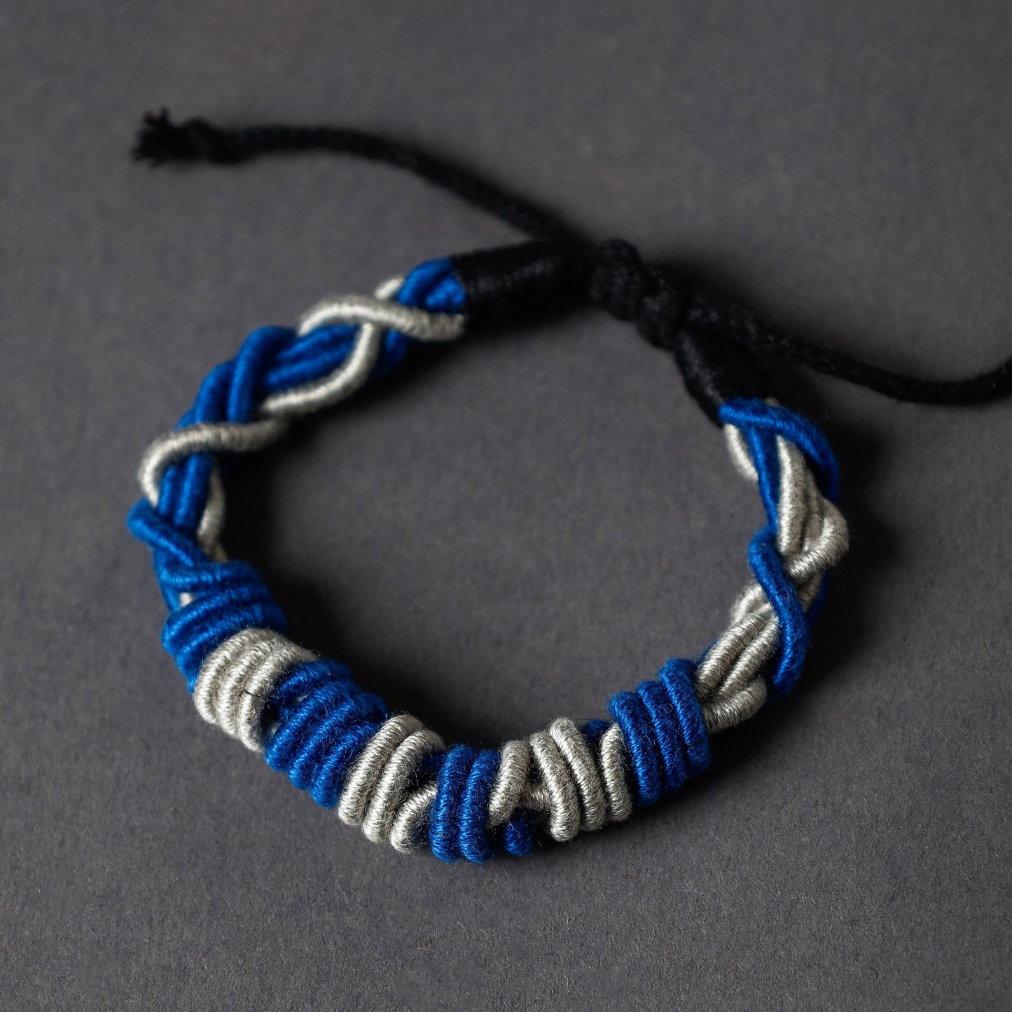 Buy Handcrafted Threadwork Wristband Bracelet by Miharu 