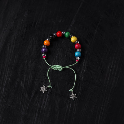 Handcrafted Wooden Bead GS Bracelet 04