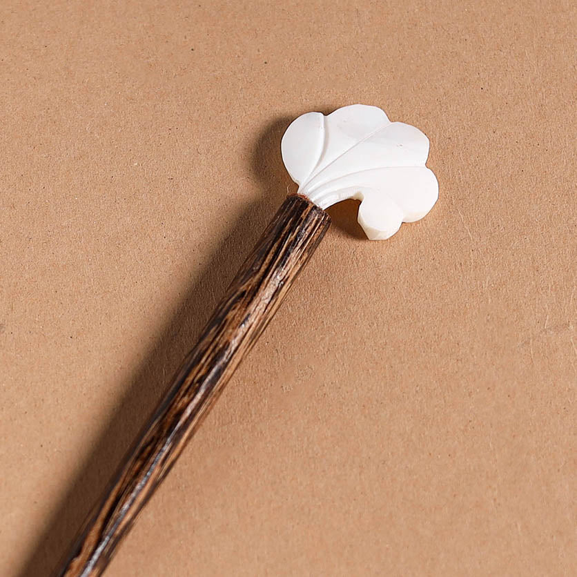 Handcrafted Wooden Seashell Juda Stick