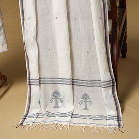 Handloom bengal jamdani cotton 2pc unstitched dress