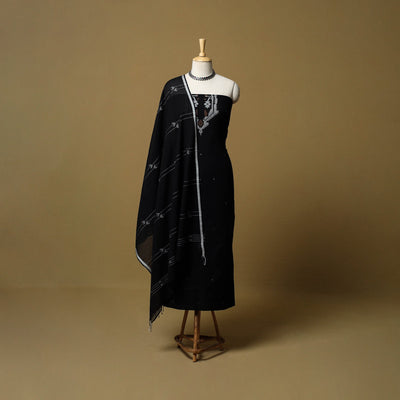 Handloom bengal jamdani cotton 2pc unstitched dress