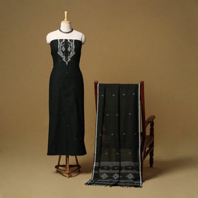 Handloom bengal jamdani cotton 2pc unstitched dress