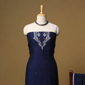 Handloom bengal jamdani cotton 2pc unstitched dress