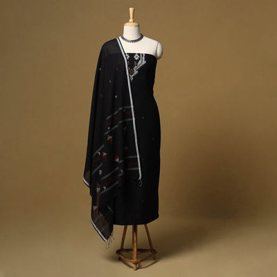 Handloom bengal jamdani cotton 2pc unstitched dress