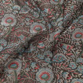 Handloom chanderi silk hand sanganeri fabric 03