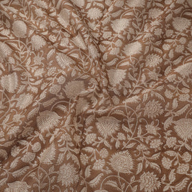 Handloom chanderi silk hand sanganeri fabric 08