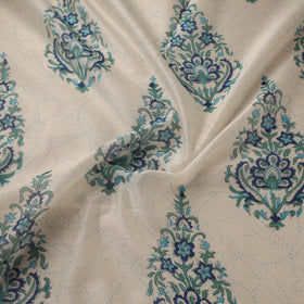 Handloom chanderi silk hand sanganeri fabric 11