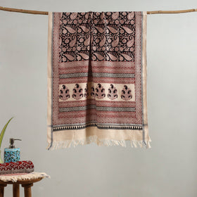  Green Handloom Cotton Bagh Print Towel