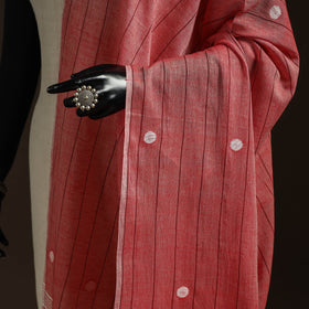 Handloom cotton burdwan jamdani dupatta 12 - handcrafted