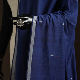 Handloom cotton burdwan jamdani dupatta 15 - handcrafted