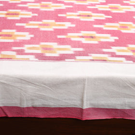 Handloom cotton double pochampally ikat bed sheet set (108